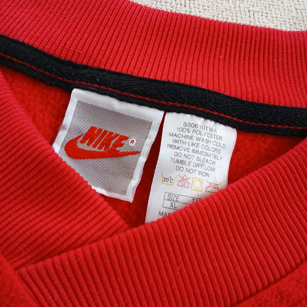 nike 1991 mens xxl sweater vest red vintage 90s 80s golf retro sportswear